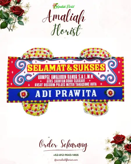 Papan Bunga Ucapan Selamat Asam