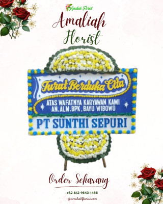 Papan Bunga Duka di Asam