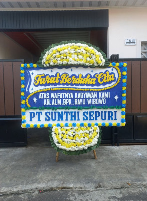 Papan Bunga Duka di Asam
